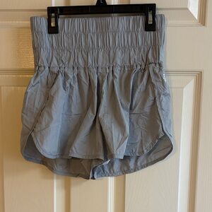 Grey free people movement shorts small